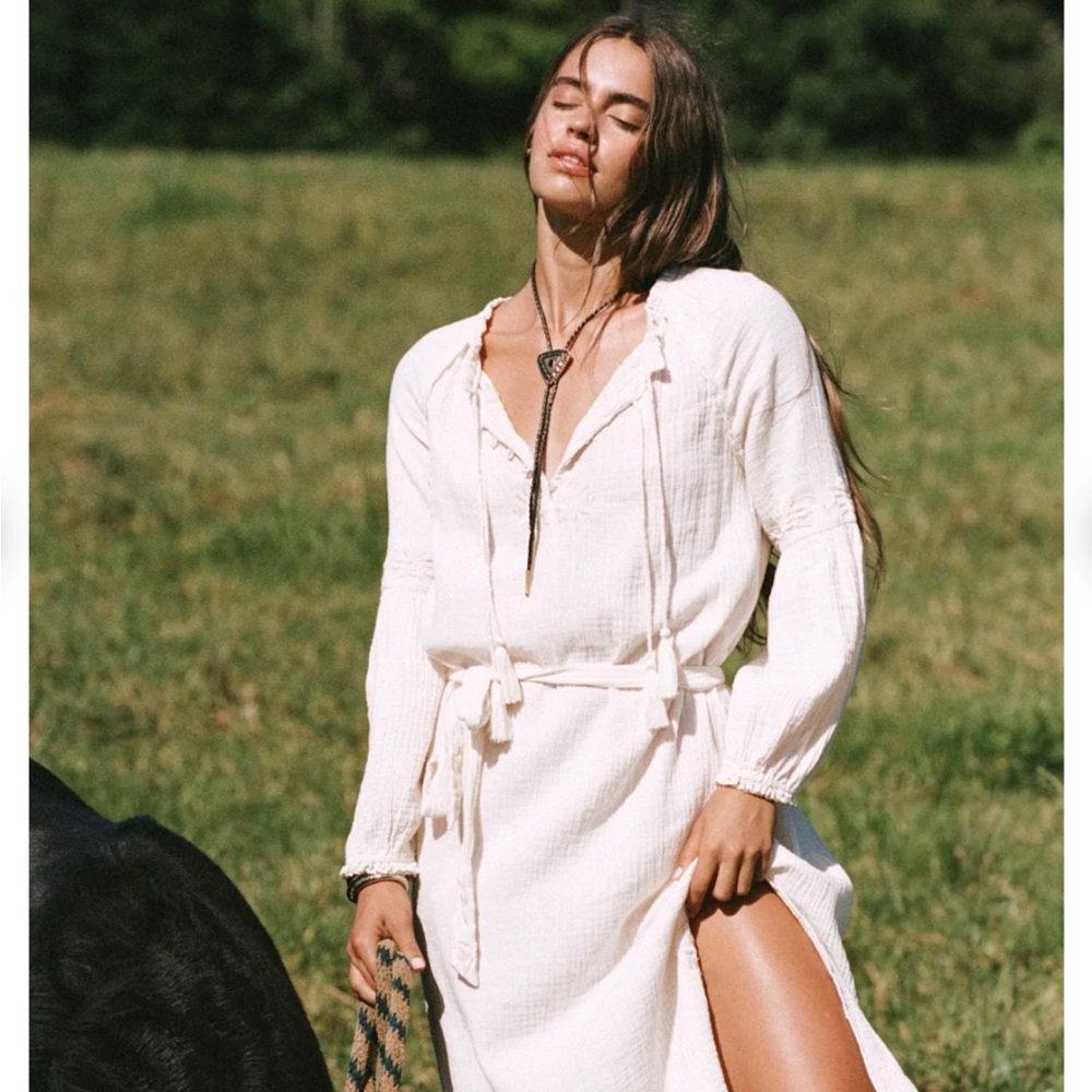 Arnhem DAPHNE SHIFT DRESS in Oat size Medium